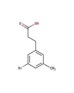 Astatech 3-(3-BROMO-5-METHYL-PHENYL)-PROPIONIC ACID; 1G; Purity 95%; MDL-MFCD18392249